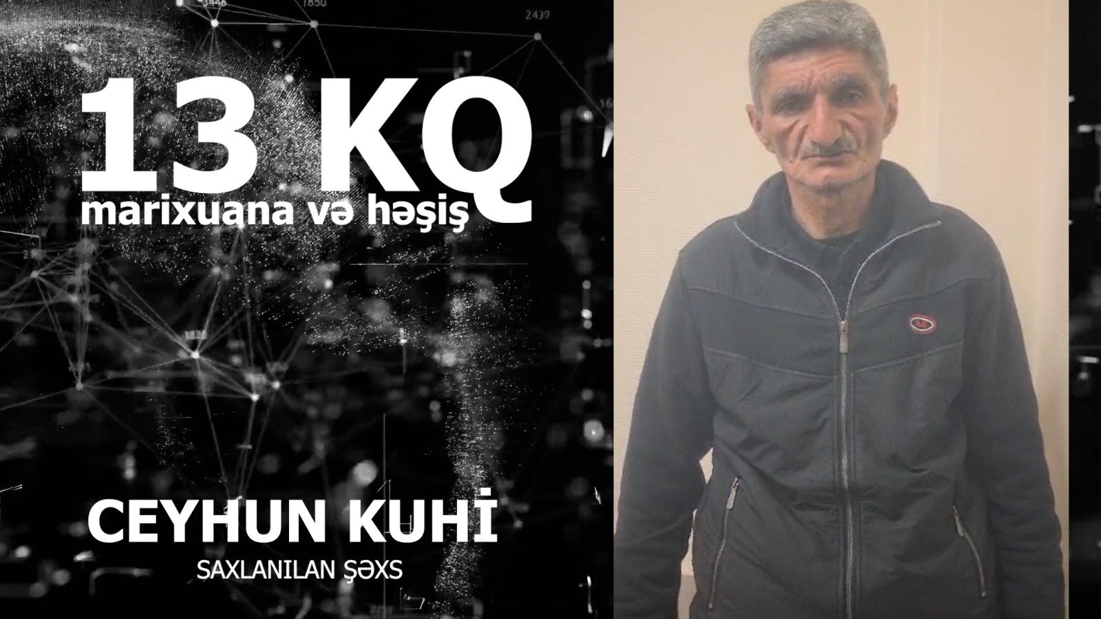 Nəsimi rayonunda növbəti əməliyyat: narkokuryerdən 13 kq marixuana və həşiş aşkarlanıb