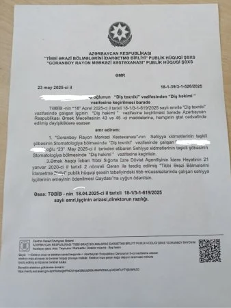 Arzu Teymurov qərarı müzakirə olunur- Goranboy xəstəxanasında ilginc olay…..