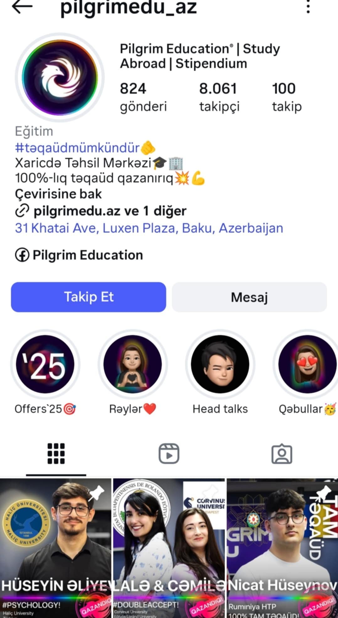 Gəncləri xaricdə təhsil adı ilə aldadan “Pilgrim Education”un rəhbəri Aisa Aslanova növbəti qurbanlarının axtarışında….