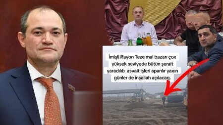 Deputata məxsus olduğu iddia edilən mal bazarında QANUNSUZ TİKİNTİ davam edir - YENİ DETALLAR