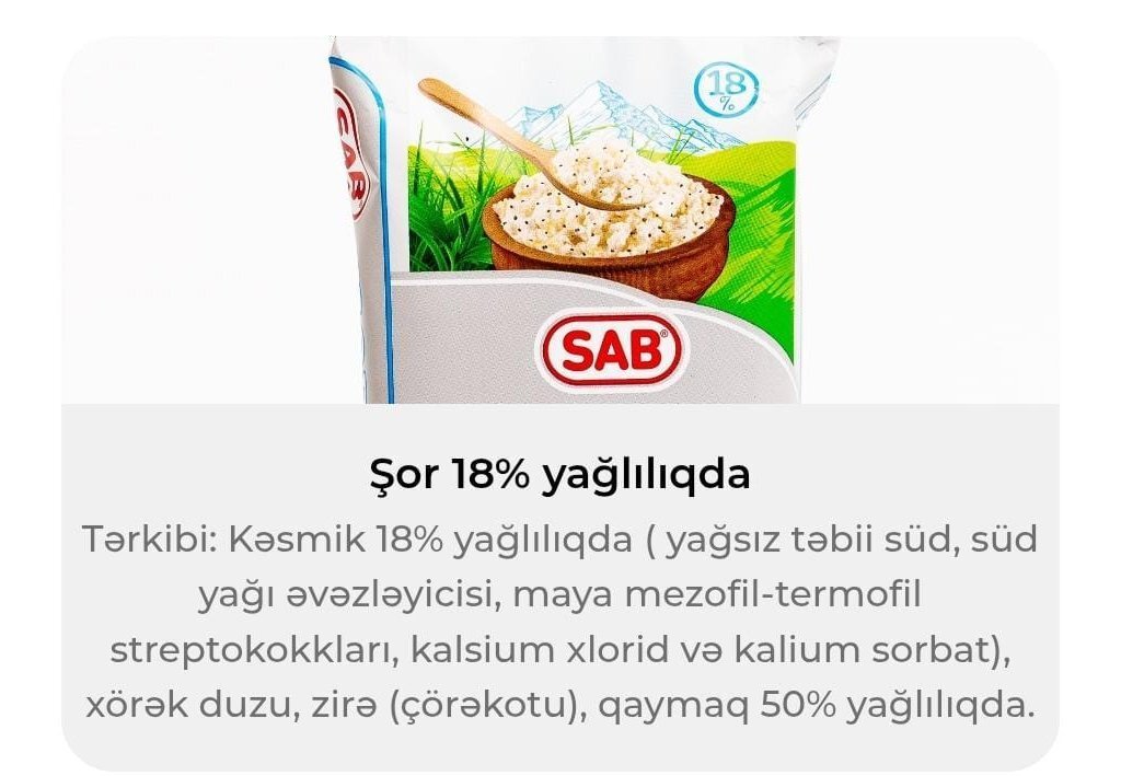 “SAB”ın məhsullarında zərərli qida əlavələri aşkarlandı