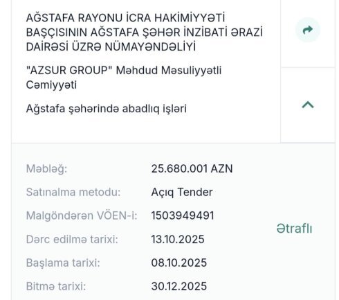 Ağstafa Rayon İcra Hakimiyyətinin 25 milyon 680 manatı hara xərclənibdir? – Müəmmalı alış-veriş