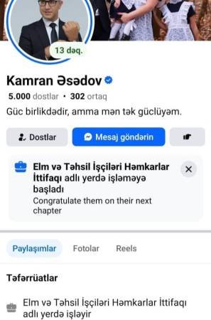 Həmkar İttifaqında Kamran Əsədov qalmaqalı və Emin Əmrullayevlə Sahib Məmmədov arasında gərginlik...