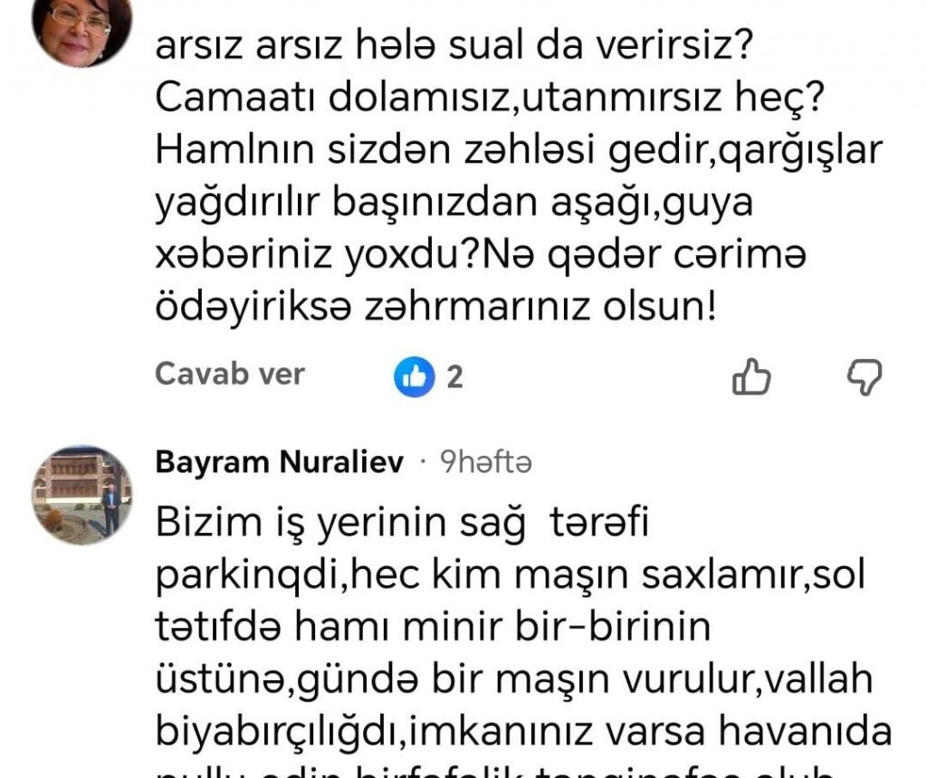 AYNA-nın “Azparking”i özünü doğrultmadı: Narazılıq artır – Foto