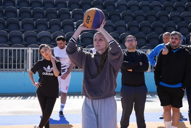 "Report" komandası 3x3 basketbol turnirində ikinci yeri tutub