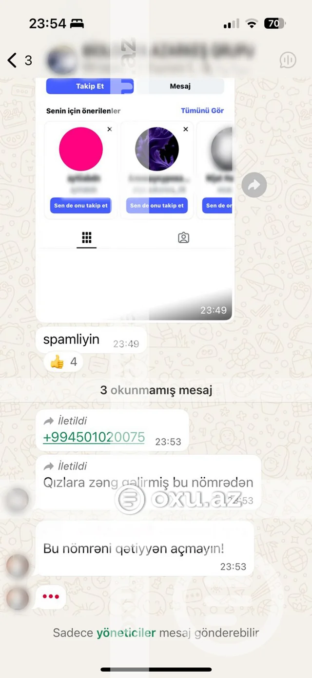 BDU-nun tələbələri yenidən HƏDƏFDƏ: Qeyri-etik paylaşımlar, həllini tapmayan problem