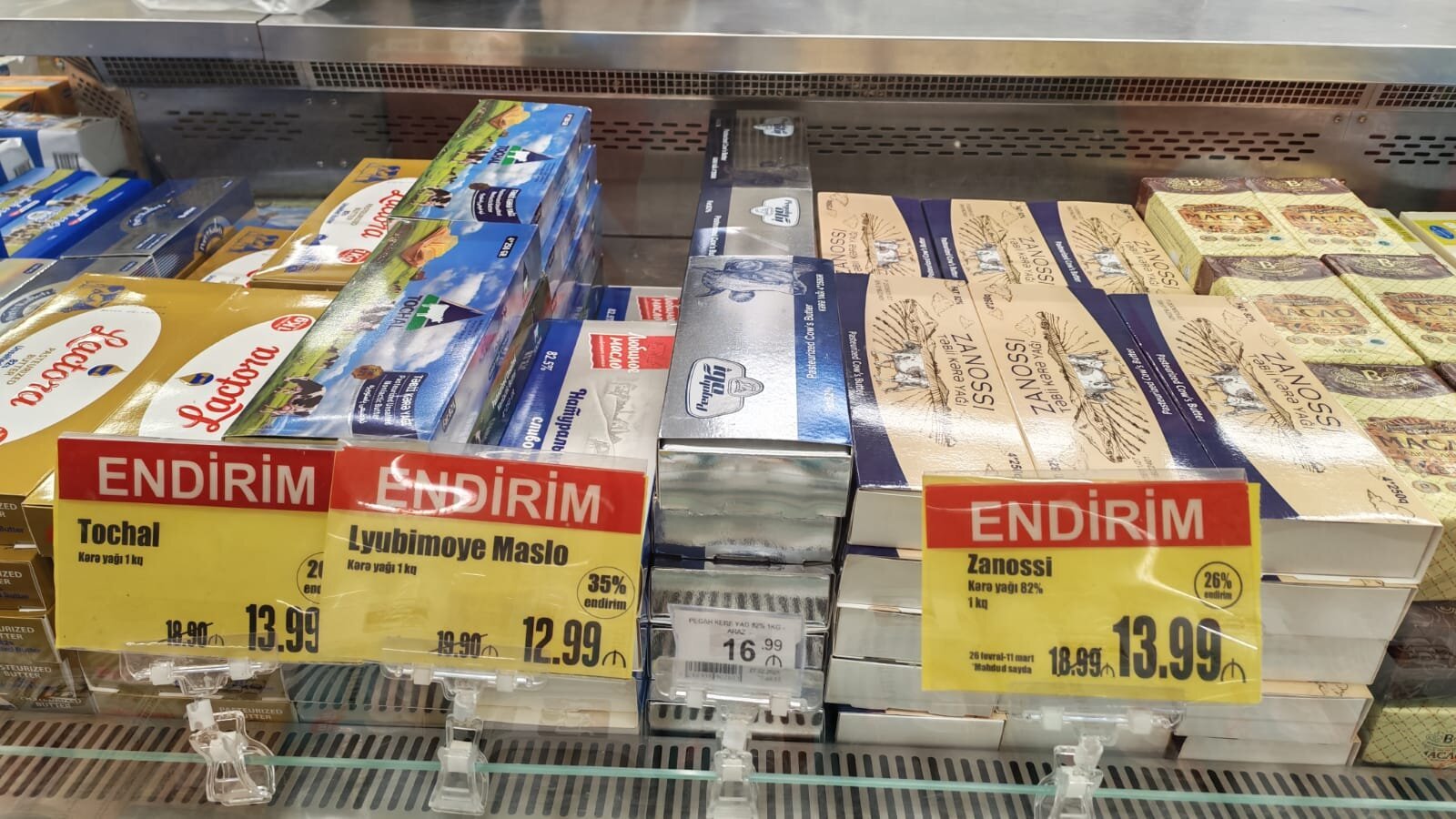 Kərə yağı bahalaşır: marketlərdə qiymətlər 3 manata qədər qalxdı