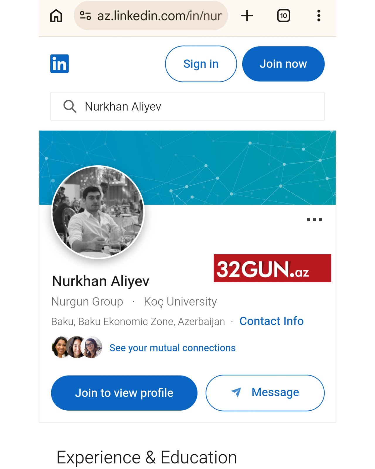 Nurgün Group dövlətə külli miqdarda borclandı - Nuru Əliyevin qalmaqallı oğlu şirkətə rəhbər keçib?