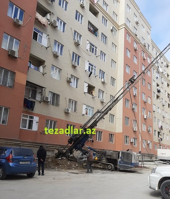 “Qobu Park”ın binaları əyilir - Fotolar təhlükədən xəbər verir