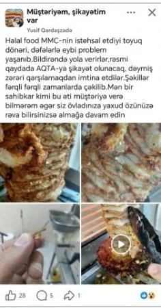 Dönərçi “Halal Food”u ifşa etdi – Foto