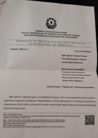 Yasamalın halına... ancaq ağlamaq olar... - NARAZILIQ VAR...